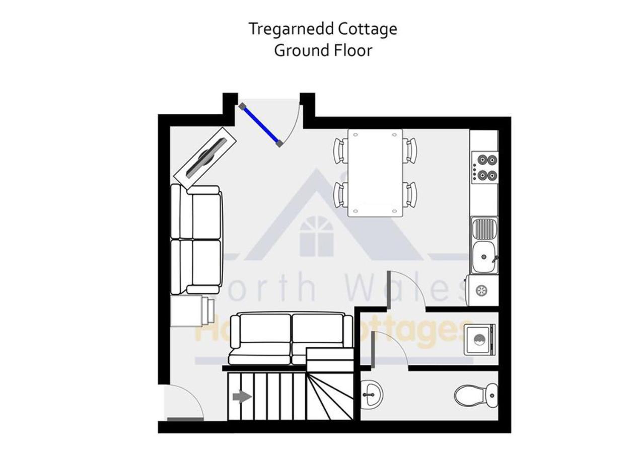 Tregarnedd Cottage 兰盖夫尼 外观 照片